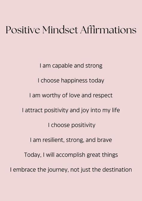 Youthful Affirmations, Good Day Affirmations, Journaling Spiritual, Grateful Affirmations, Affirmation Jar, Pink Motivation, Simple Affirmations, Work Affirmations, Day Affirmations