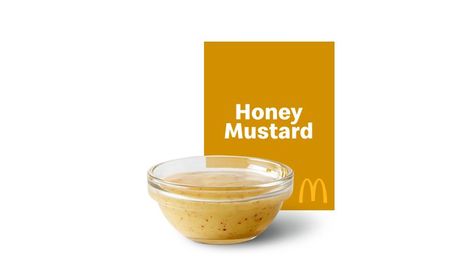 Honey Mustard: Dipping Sauce for Chicken Nuggets | McDonald's Sauce For Chicken Nuggets, Dipping Sauce For Chicken, Honey Mustard Sauce Recipe, Mustard Sauce Recipe, Mcdonald's App, Dipping Sauces For Chicken, Honey Mustard Dipping Sauce, Chicken Mcnuggets, Mustard Dipping Sauce