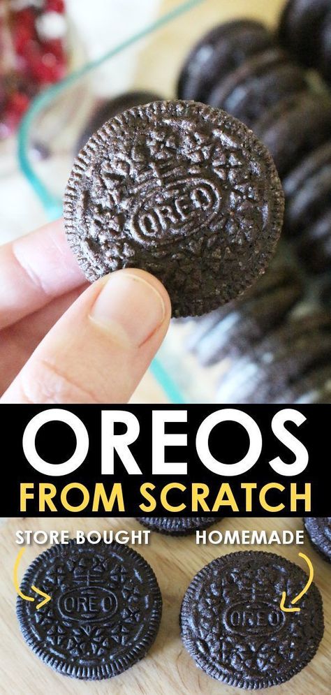 Oreo Copycat Recipe, Copycat Oreo Cookies, Homemade Oreos, Oreo Cookie Recipes, Einkorn Recipes, Crumble Cookies, Resepi Biskut, Einkorn Flour, Random Recipes