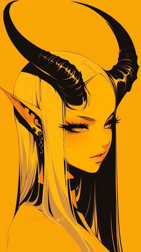 Tiefling Character Art, Demon Tail, Beast Art, Character Design Illustration, Illustration Kunst, Arte Fantasy, Art And Illustration, 판타지 아트, Character Portraits