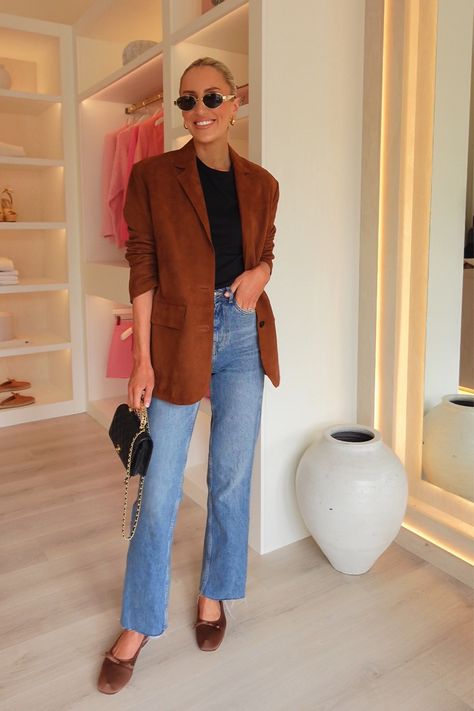 Mango relaxed fit suede blazer in … curated on LTK Suede Blazer Outfit, Suede Blazer, Blazer Outfit, Blazer Outfits, Cloth Bags, Mango, Fall Winter, Relaxed Fit, Blazer