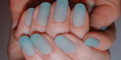 Glass Manicure Nails, Sea Glass Nails Acrylic, Sea Glass Manicure, Beach Glass Nails, Matte Jelly Nails, Sea Glass Nail Design, Seaglass Nails, Glass Manicures, Matte Summer Nails