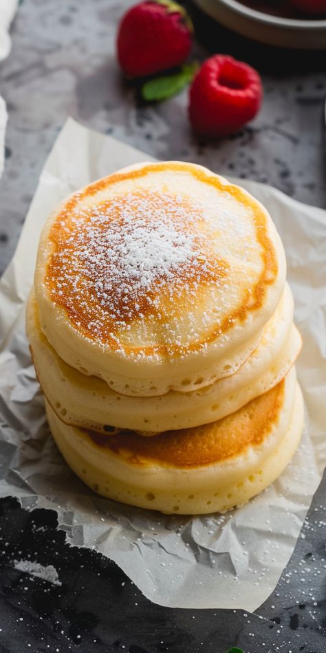 Japanese Souffle Pancakes [30 Minutes] – Chasety Spicy Grilled Cheese, Japanese Souffle Pancakes, International Desserts, Special Breakfast, Crepes And Waffles, Souffle Pancakes, Traditional Breakfast, Pancake Recipes, Vanilla Girl