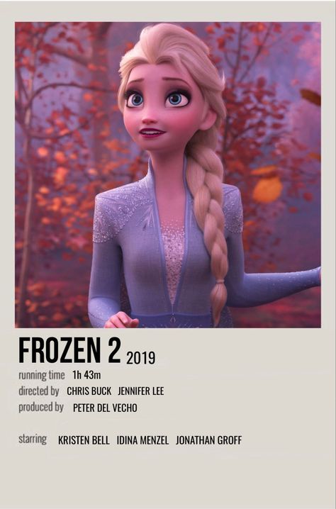 Frozen Poster, Polaroid Movie Poster, Jennifer Lee, Night Film, Movie Card, Film Posters Minimalist, Idina Menzel, Evan Rachel Wood, Polaroid Poster