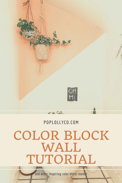 Block Painting Ideas Wall, Colorblock Wall Paint, Wall Block Painting, Geometric Corner Wall Paint, Diagonal Painted Wall, Colorblocked Walls, Boho Colorblock Wall, Colour Block Walls, Color Block Accent Wall