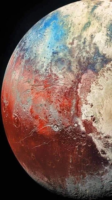 Enhanced images of -PLANET- Pluto, courtesy of NASA's New Horizons mission. - space post - Imgur Pluto Planet, Sistem Solar, Astronomy Pictures, Planets Wallpaper, Planets Art, Space Planets, Universe Galaxy, Space Pictures, Space And Astronomy