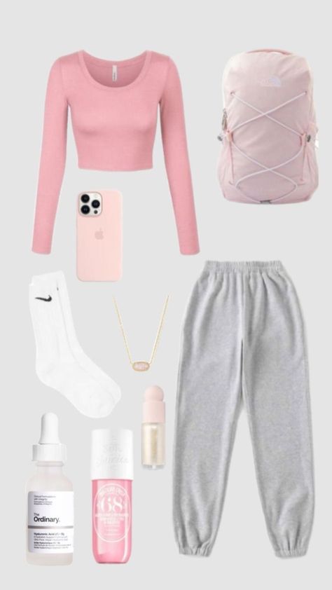 Preppy Summer Outfits, Casual Preppy Outfits, Trendy Outfits For Teens, Cute Lazy Outfits, Cute Lazy Day Outfits, Cute Outfits For School, Lazy Day Outfits, Cute Preppy Outfits, Easy Trendy Outfits