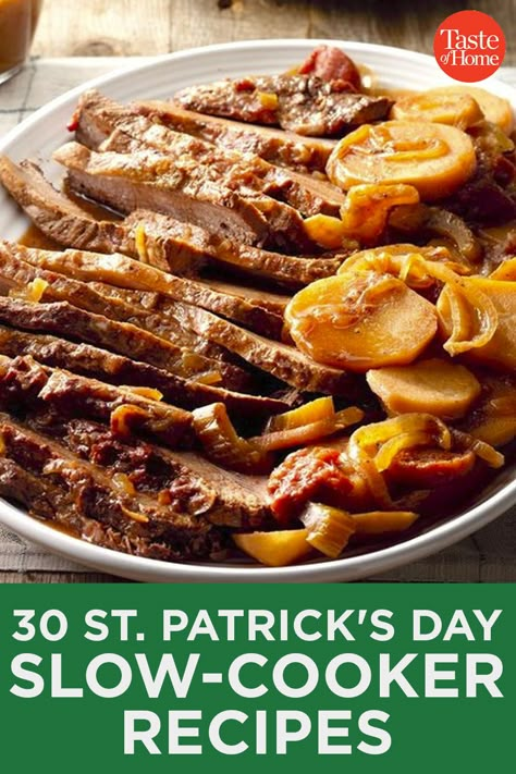 Irish Crockpot Recipes, Irish Chicken Recipes, St Pattys Recipes, Irish Dinner Recipes, Easy Irish Recipes, Crockpot Lunch, Boiled Dinner, Beef Cabbage, Crockpot Ideas