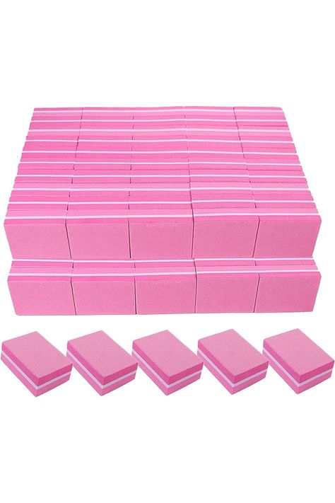 180/240 Grit Nail Buffers (100 Pack), Mini Buffer Block Nail File for Acrylic Nails and Natural Nails, Professional Nail Buffer Block Bulk Buffing Blocks for Nail Buff Manicure File Blocks Set Pink Nails Professional, Nail Buffer Block, Nail Buffers, Nail Buffer, Professional Nails, Nail File, Natural Nails, Acrylic Nails, Beauty And Personal Care