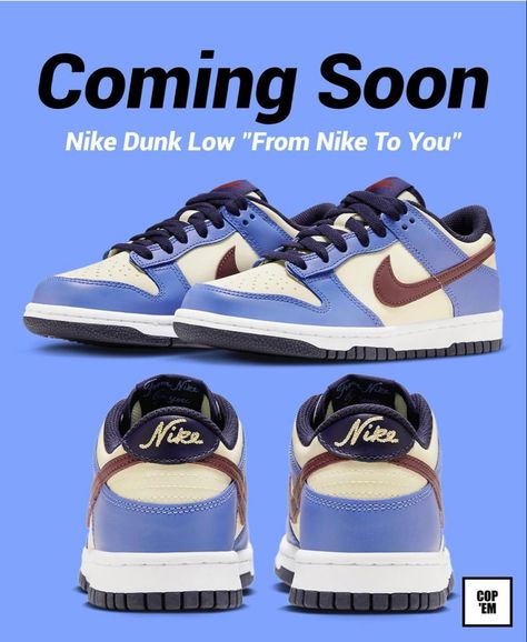 Nike dunk low from nike to you coming soon..cop or drop? @copem on insta Low Dunks, Nike Dunk Low, Dunk Low, Nike Dunks, Shoe Lover, Sneakers Fashion, Nike, Sneakers