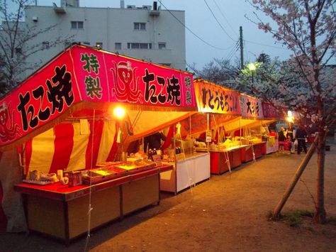 Kieran Aesthetic, Japan Festival, Japanese Summer, Food Stand, Japanese Festival, Korean Restaurant, Food Street, Food Stands, Food Stall