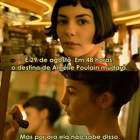 Patrícia Piquiá on Instagram: “Um pouco de Amélie só pra calmar a alma. Num dia 29 de agosto a vida dela mudou e a nossa tb. “São tempos difíceis para sonhadores”.…” Carpe Diem, Amelie, Incoming Call, Incoming Call Screenshot, Feelings, Quotes, Books, On Instagram, Instagram