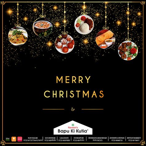 New Year Food Creative Ads, Food New Year Poster, Christmas Food Poster, Christmas Creative Ads, New Year Creative Ads, Food Creative Ads, Art Deco Design Graphics, Food Web Design, Restaurant Poster