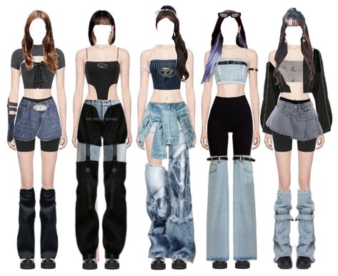 Kpop Dance Outfits, Celana Jogger Wanita, Korean Outfits Kpop, Kpop Concert Outfit, Fashion Leaders, Preformance Outfits, Kpop Fashion Outfits, Performance Outfit, Kpop Outfits