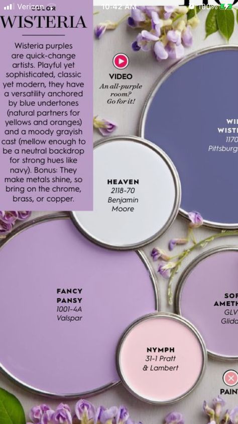 Staircase Molding, Paint Combos, Purple Girls Room, Lavender House, Girls Room Colors, Purple Paint Colors, Blue Painted Walls, Lavender Room, Wall Colours