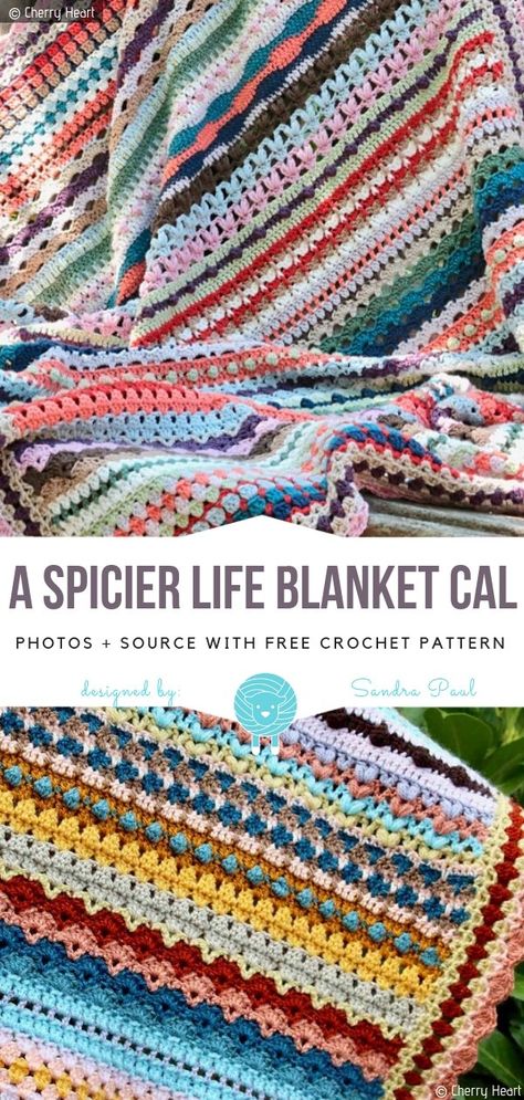 Great CALs for 2019 Free Crochet Patterns | Wool Pattern Crochet Throws, Blankets Crochet, Crochet Throw Pattern, Intricate Crochet, Crochet For Beginners Blanket, Crochet Blanket Afghan, Easy Crochet Projects, Manta Crochet, Afghan Patterns