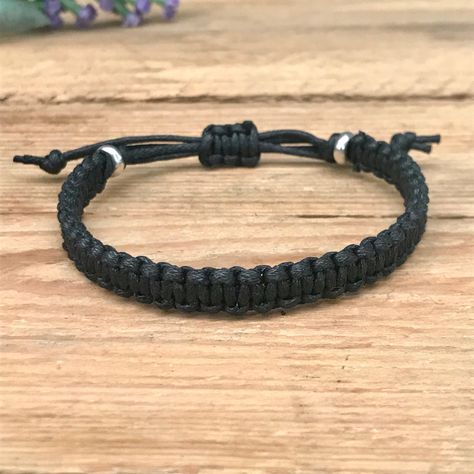 Friendship Bracelets Men, Diy Men Bracelet, Handmade Bracelets For Men, Mens Bracelet Diy, Bracelet Boyfriend, Bracelet Photo, Bracelet Man, Knotted Bracelet, Diy Leather Bracelet