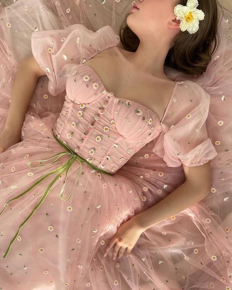 All Posts • Instagram Sophie Of Gavaldon Aesthetic, Eleanor Core, Ouabh Aesthetic, Embroidery Daisy, Winx Flora, Dystopian Literature, Fairy Prom Dress, Prom Dress Ball Gown, Teuta Matoshi