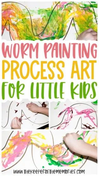 Nature Art Preschool Ideas, Worm Painting Preschool, Garden Animals Preschool, May Fine Motor Activities For Kids, Worms For Preschool, Bug And Insect Activities For Toddlers, Gardening Arts And Crafts For Preschoolers, Worm Crafts Preschool Art Projects, Plants And Gardening Preschool Theme Art