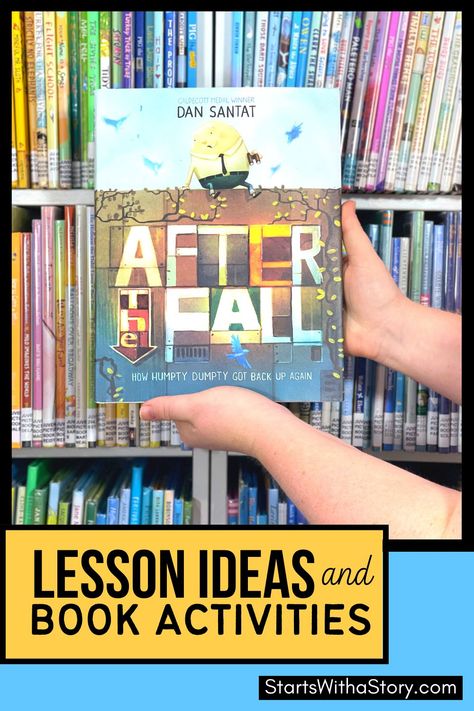 After the Fall by Dan Santat is part of Clutter-Free Classroom’s Starts With a Story collection, which is a library of printable and digital resources for students in 1st, 2nd or 3rd grade. This picture book is great for teaching the following concepts and ideas: persevering, growth mindset and identifying theme. Your elementary students will love this read aloud and the related activities, worksheets and lesson ideas that are in the book companion. Scoop them up here! After The Fall Book Activities, Fall Reading Comprehension, Genre Activities, Dan Santat, Interactive Read Aloud Lessons, Fall Lesson Plans, Social Emotional Learning Lessons, Clutter Free Classroom, Read Aloud Activities