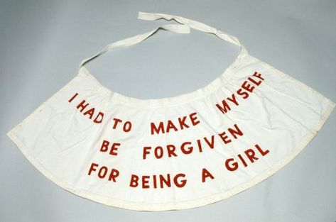 Louise Bourgeois. 1992. Garment from the performance "She Lost It ... Being A Girl, Louise Bourgeois, My Self, Feminist Art, Print Book, Sculpture Installation, Abstract Artists, American Artists, Female Artists