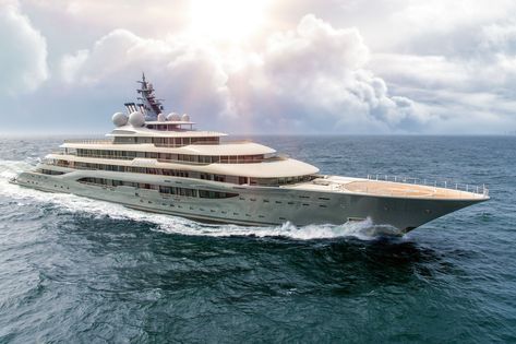 Discover why the "Flying Fox" is the world's most expensive yacht charter at $3.9 million per week. We guarantee that the reason behind this price will leave you speechless!  🇪🇸 ¿Quieres saber por qué el Flying Fox es el yate de alquiler más caro del mundo? El valor de una semana en esta increíble y suntuosa embarcación es de US$ 3,9 millones, y la razón del precio te dejará sin palabras… Flying Fox Yacht, Luxurious Yachts, Most Expensive Yacht, Lurssen Yachts, Expensive Yachts, Yacht Luxury, Big Yachts, Mega Yachts, Mega Yacht