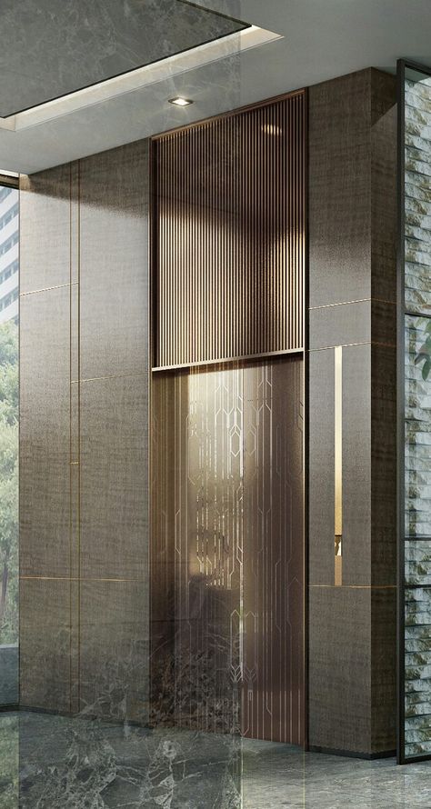 Luxury Apartment Interior Design, Lift Lobby Design, Elevator Lobby Design, Lobby Designs, Luxury Apartments Interior, Lift Lobby, Elevator Interior, Elevator Lobby, Lobby Seating