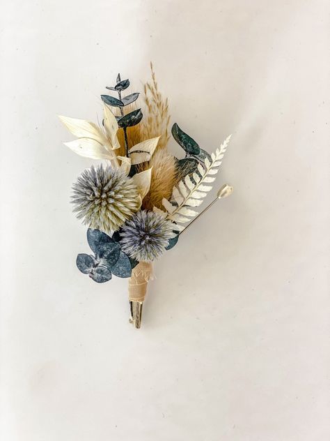 Dusty Blue Boutonniere - Etsy Canada Blue Boutonniere Wedding, Dusty Blue Boutonniere, Blue Boutonniere, Pearl Pin, Plan My Wedding, Boutonniere Wedding, Floral Shop, Bridal Flowers, Groom And Groomsmen