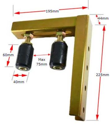 sliding gate kit with External 90mm wheels Sliding Fence Gate, Driveway Gate Diy, Metal Gates Design, Automatic Sliding Gate, Exterior Door Designs, Gate Designs Modern, Gate Kit, Steel Front Door, House Main Gates Design