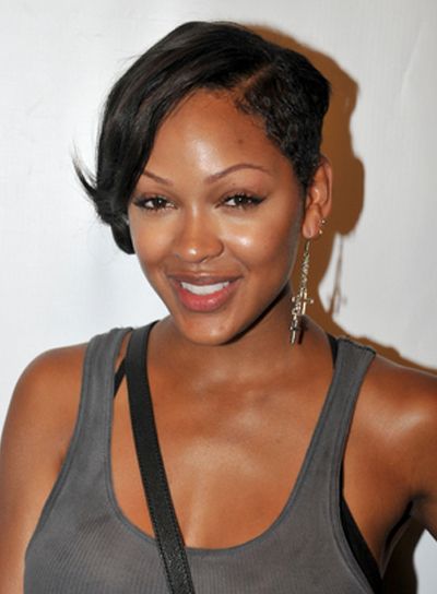 Meghan Good Short Hair Cut Meagan Good Short Hair, Long Weave Hairstyles, Short Weave Hairstyles, Edgy Short Haircuts, Shaggy Pixie, Meagan Good, Edgy Haircuts, Cool Short Hairstyles, Peinados Recogidos