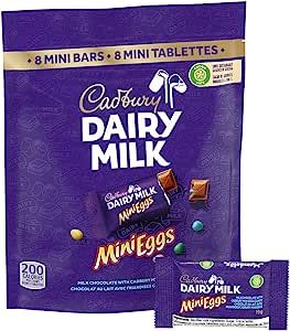 Cadbury, Dairy Milk Mini Eggs, Mini Chocolate Candy Bars,152g : Amazon.ca: Grocery & Gourmet Food Cadbury Milk Chocolate, Cadbury Dairy Milk Chocolate, Dairy Milk Chocolate, Cadbury Chocolate, Mini Egg, Cadbury Dairy Milk, Chocolate Candy Bar, Mini Eggs, Flavored Milk