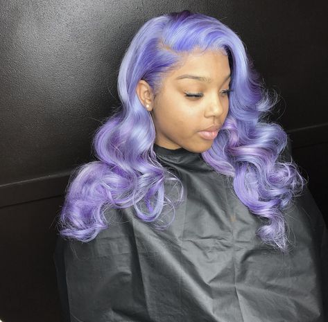 Lavender Hair Pastel, Girls Updo Hairstyles, Pastel Wig, Cheap Human Hair Wigs, Lace Fronts, Lavender Hair, Frontal Hairstyles, Hair Color Pink, Colored Wigs