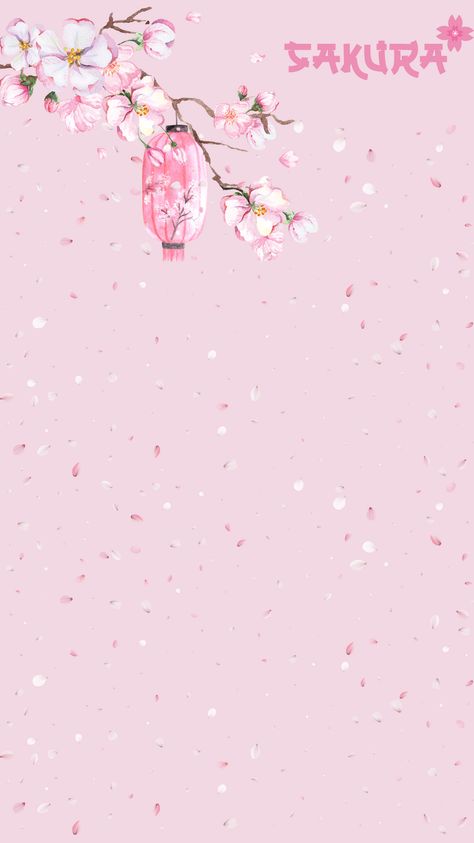 Sakura Blossoms Wallpaper, Minimalist Cherry Blossom, Cherry Wallpaper, Sakura Wallpaper, Blossom Wallpaper, Sakura Blossoms, Cherry Blossom Wallpaper, Japanese Illustration, Daily Reminders