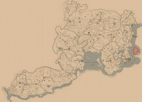 Red Dead Redemption 2 - Full Map Full World Map, Red Dead Redemption Art, Youtube Red, Red Dead Online, Map Games, Read Dead, Red Dead Redemption Ii, Red Redemption 2, Red Dead Redemption 2