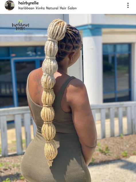 Coloured Locs, Loc Appreciation, Loc Hairstyles, Bubble Ponytail, Natural Hair Products, Dreadlock Styles, Loc Journey, Girls Hairstyles Braids, Dreadlock Hairstyles