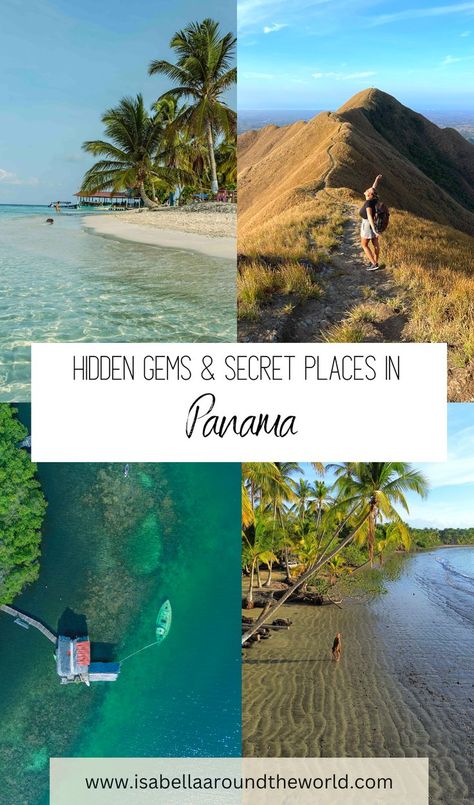 Don´t miss out on these hidden gems in Panama, if you are planning to visit. Beautiful empty beaches and places off the tourist path. More, detailed Panama blog posts to help you plan your trip! #panama #panamaguide #hiddengems #secretplaces #offthebeatenpath #panamatravel #visitpanama Panama Trip, Tropical Islands Paradise, Mexico City Travel, Travelling Abroad, San Blas Islands, Fall Vacation, Panama Travel, Fall Vacations, Lake Titicaca