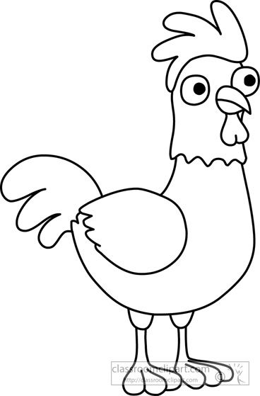 Farm Animals Clipart Black And White, Chicken Clipart Cute, Chicken Clipart Black And White, Chicken Outline, Black And White Chickens, Black And White Outline, Chicken Coloring, Classroom Clipart, Old Paper Background