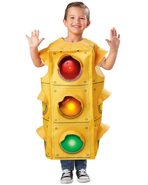 PRICES MAY VARY. 100% Non-woven Button closure 3 blinking mode Includes: costume and 3 pcs alkaline AG13/LR44 button cell batteries with try me button（The light switch is in the clothes, and TRY ME just tests the power） Size: one size fits most for 3-5 toddler; dimension:25*10*10 inch Head velcro openings, convinient to wear Foot velcro openings, convinient to walk。 Material: Costume:polyester; Light:PVC NO shirt,pants and shoes，NO sound. This is a Toddler Light and Sound Traffic Light Costume. Creative Boy Halloween Costumes, Traffic Light Costume, Toddler Halloween Costumes For Boys, Funny Kids Costumes, Halloween Costumes Boys, Lamp Costume, Light Costume, Funny Kid Costumes