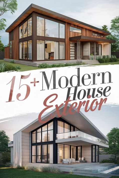 15+ Modern House Exteriors to Inspire Your Dream Home (LIst)

Explore stunning modern house exteriors that spark your imagination for your dream home. From sleek designs to unique materials every style shines bright. Check out inspiring facades featuring large windows wood accents and green spaces that make your home stand out. Let these ideas guide your vision for the perfect abode! https://fabricerie.com/modern-house-exterior Glass Exterior House, Modern Siding Ideas, Modern House Windows, Cladding House Exterior, Modern House Siding, Modern Contemporary House Exterior, Modern Home Exteriors, Modern Siding, Home Exterior Design