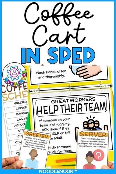 Start a Coffee Cart for Special Education - A Fun and Educational Project! ☕ Discover how to create a coffee cart for special education students. Teach life skills and build a sense of community in your school. Life Skills Elementary Special Education, School Coffee Cart, Middle School Life Skills, Social Skills Middle School, Resource Room Teacher, Teaching Hacks, Transition Activities, Middle School Life, Teacher Evaluation