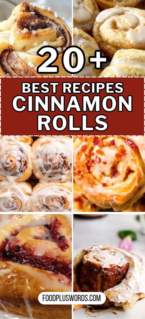 Try making these homemade cinnamon roll recipes from our collection. From easy classics to gluten-free alternatives, find options tailored to your taste. Make a small batch, brioche, or no-yeast variations, adding aesthetic charm to your creations. Whether it's the richness of heavy cream or the sweet twist of apple pie filling, enjoy our best cinnamon roll recipes for a satisfying baking experience. Best Cinnamon Rolls Recipe, Skillet Cinnamon Rolls, Cinnamon Roll Recipes, Cinnabon Recipe, Homemade Cinnamon Roll, Biscuit Cinnamon Rolls, Homemade Cinnamon Rolls Easy, The Best Cinnamon Rolls, Orange Sweet Rolls