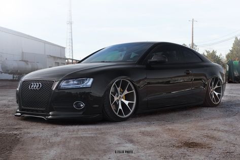 Updated Face of Black Audi A5 with Custom Mesh Grille Custom Audi, Cadillac Cts Coupe, Mini Cooper Sport, Audi Lamborghini, Black Things, Audi A5 Coupe, A5 Coupe, Luxury Cars Audi, Car Modified