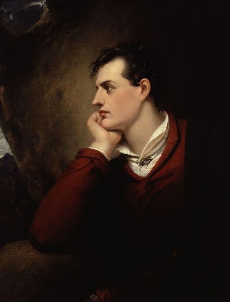 Lord Byron Byronic Hero, Hans Thoma, Thomas Gainsborough, English Poets, She Walks In Beauty, Caspar David Friedrich, Lord Byron, Historical Painting, John Singer Sargent