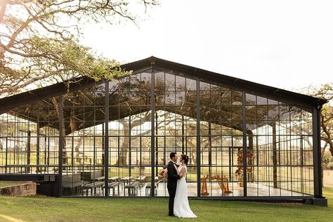 Greenhouse Venue, Event Venue Design, Event Space Design, Glass House Wedding, Event Venue Spaces, Winter Wedding Venues, Events Place, Modern Wedding Venue, Pink Book