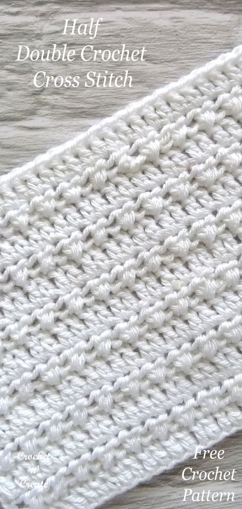 Free crochet half double crochet cross stitch tutorial, make lovely blankets, scarves, beanies etc. Border For Half Double Crochet Blanket, Crochet With Cross Stitch, Lovely Crochet Pattern, Half Double Crochet Stitch Variations, Crossed Double Crochet Stitch, Herringbone Half Double Crochet Blanket, Half Triple Crochet Stitch, Double Crochet Blanket Pattern Free, Dense Crochet Stitch