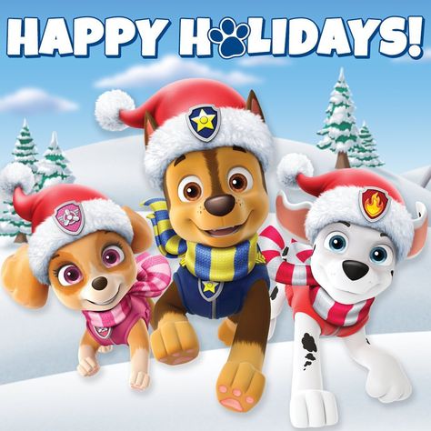 Chase/Gallery | PAW Patrol Wiki | Fandom Paw Patrol Navidad, Lama Animal, Paw Birthday, Paw Patrol Christmas, Dibujos Toy Story, Snowy Scene, Bear Birthday Party, Paw Patrol Pups, Paw Patrol Cake