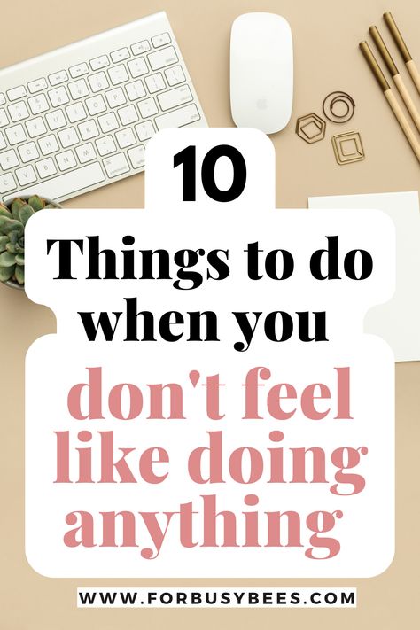 Things to do when you don't feel like doing anything Burnout Remedies, How To Motivate Yourself, Productive Goals, Finding Gratitude, Coping With Loneliness, Environmental Activities, Motivation To Work, Not Motivated, How To Be Productive