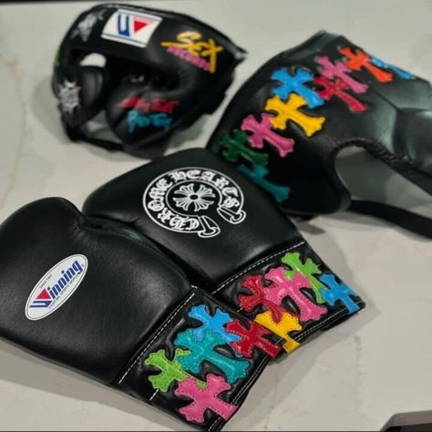 Check out fistfrenzy for top-quality boxing gear! 🥊 From Winning to Cleto Reyes, we have a wide selection of sparring gloves in various sizes and colors. Grab your favorite set today! 💪 #BoxingGear #SparringGloves #Winning #CletoReyes #LimitedEdition  #eBay #eBayStore #eBaySeller #Winning #SparringGloves #AdultUnisex #MultiColor #Blue #CletoReyes #AllAvailabe Chrome Hearts Design, Winning Boxing, Mma Shin Guards, Boxing Gear, Disney Desserts, Professional Boxer, Mma Gloves, Hearts Design, Boxing Workout