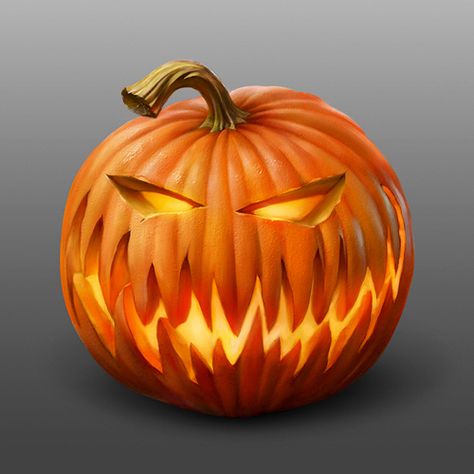 Halloween stuff on Behance Pumkin Decoration, Pumkin Carving, Creative Pumpkin Carving, Amazing Pumpkin Carving, Scary Pumpkin Carving, Halloween Pumpkin Designs, Creative Pumpkins, Halloween Pumpkins Carvings, Scary Pumpkin