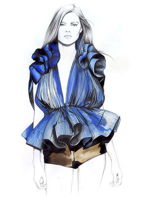 65 Fabulous Fashion Illustrations Fashion Illustration Watercolor, Illustration Book, Watercolor Fashion, Fashion Sketchbook, Fashion Illustration Sketches, Fashion Figures, Fashion Portfolio, Illustration Fashion Design, Estilo Art Deco